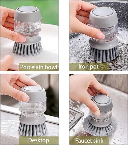 Soap Dispensing Dish Brush|فرشاة صابون لتنظيف الصحون