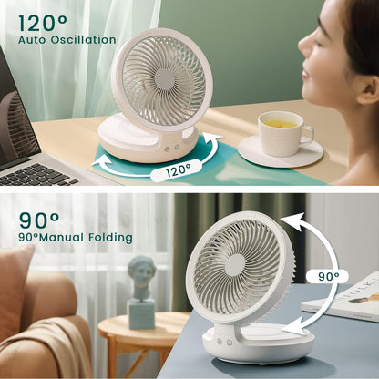 Rechargeable Wall Cooling Fan|مروحة تبريد قابلة للشحن