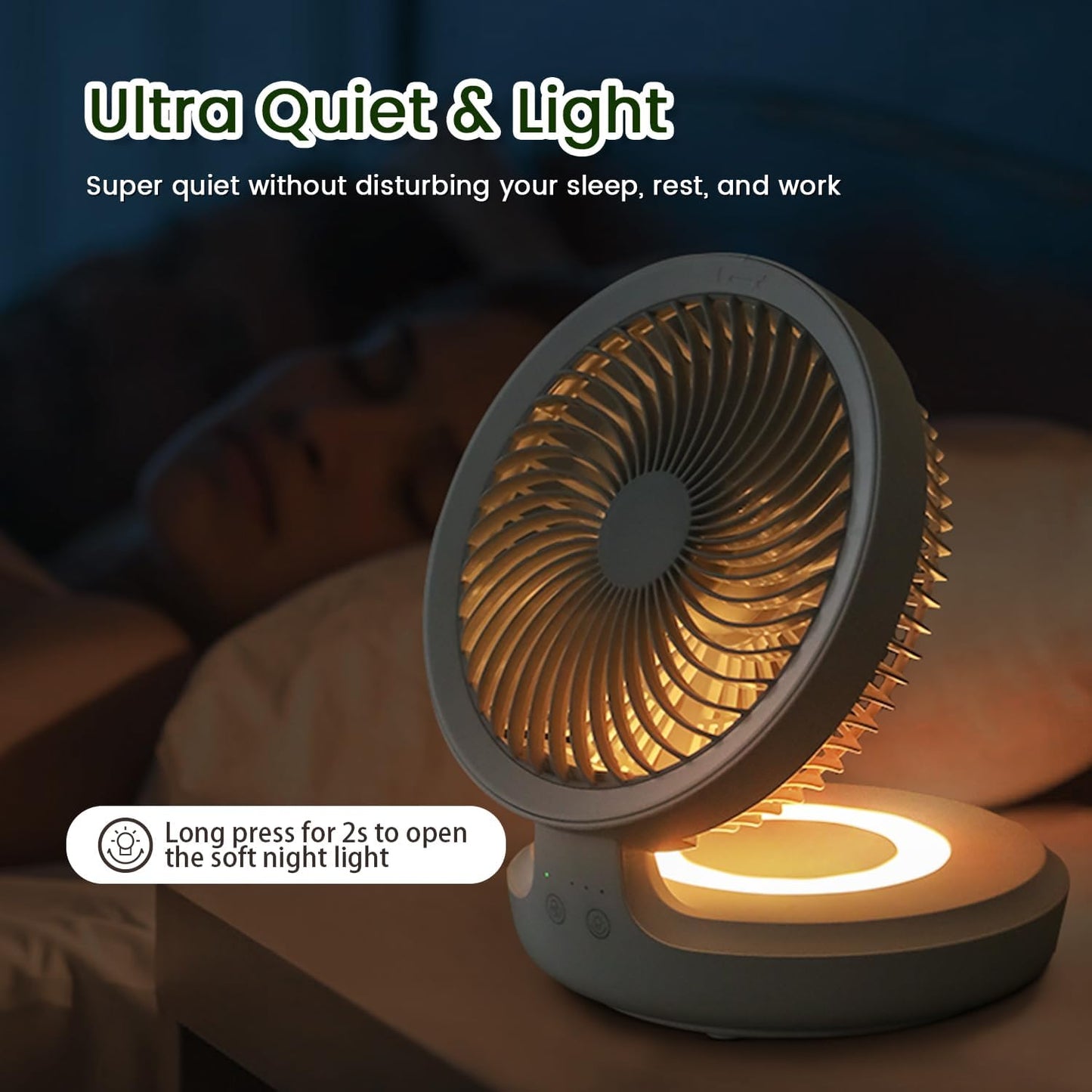 Rechargeable Wall Cooling Fan|مروحة تبريد قابلة للشحن