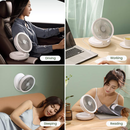 Rechargeable Wall Cooling Fan|مروحة تبريد قابلة للشحن