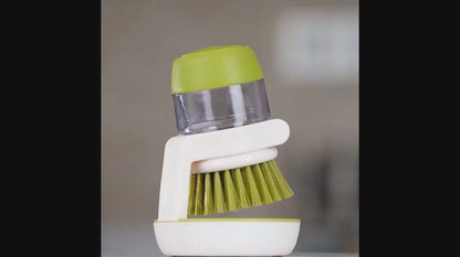 Soap Dispensing Dish Brush|فرشاة صابون لتنظيف الصحون